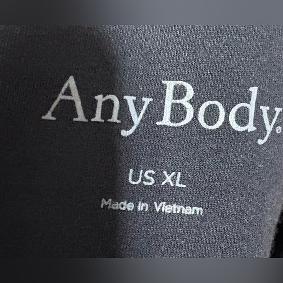 AnyBody Black long sleeve hoodie - Picture 5 of 5